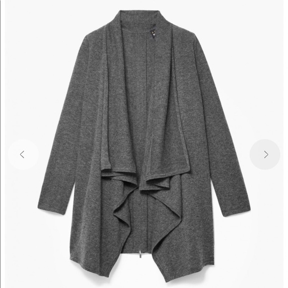 The Kooples Cashmere Merino Wool Cardigan Zip Back - Picture 2 of 7